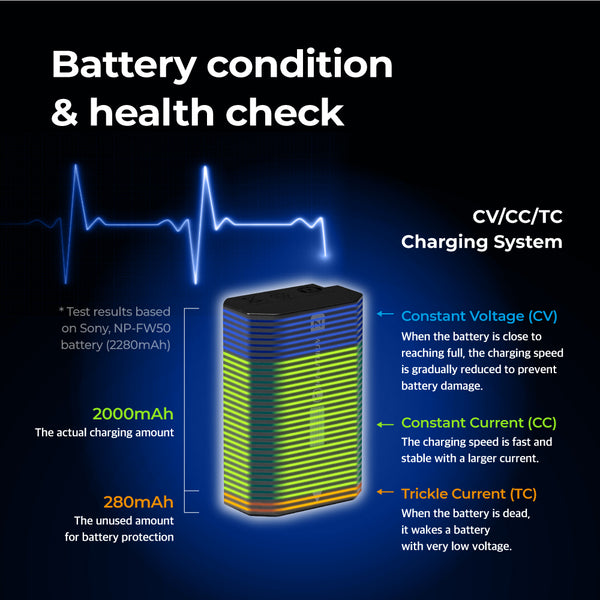 bronine MULTI BRAND 2 Port Camera Battery Charger